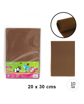 GOMA EVA LISA CAFE 20x30CM SET10U /100