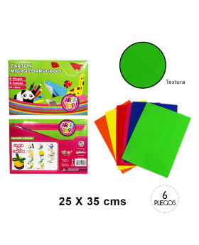 CARPETA CARTON MICROCORRUGADO 25X35cm /50