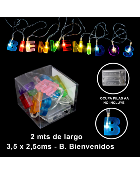 BANNER LED BIENVENIDOS/100