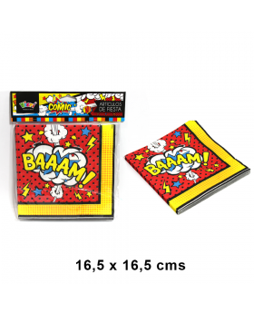 SERVILLETA COMIC SET12U /200