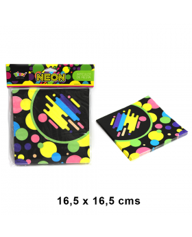 SERVILLETA NEON SET12U /200
