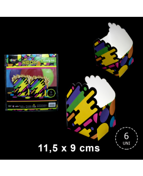 CAJA CHICA ABIERTA CON FORMAS NEON/192