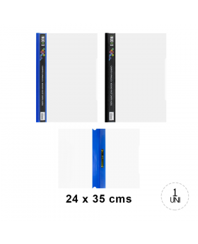 CARPETA FASTENER VINIL OFICIO AZUL NUOVO /200