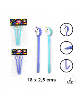 SORPRESA TUBO BURBUJA UNICORNIO X3/288