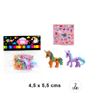 FIGURA UNICORNIOSTICKER X2 / 360