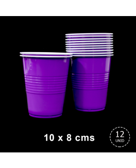 ST 12 VASOS 300CC MORADO/48