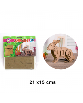PUZLE ARMABLE 3D CONEJO /100