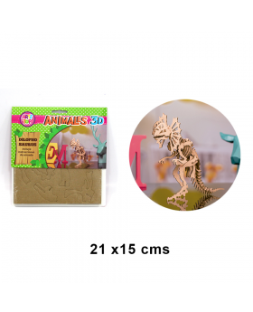 PUZLE ARMABLE 3D DOLOPHOSAURUS /100