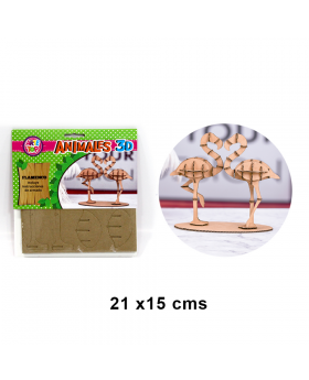 PUZLE ARMABLE 3D FLAMENGO /100