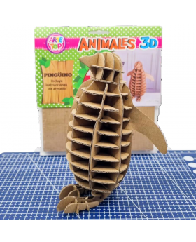 PUZLE ARMABLE 3D PINGUINO /100