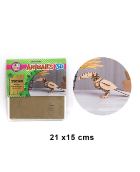 PUZLE ARMABLE 3D TUCAN /100