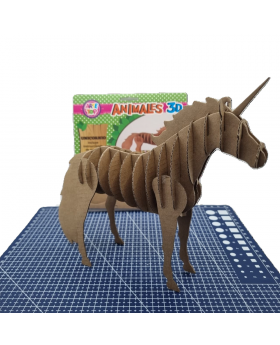 PUZLE ARMABLE 3D UNICORNIO /100