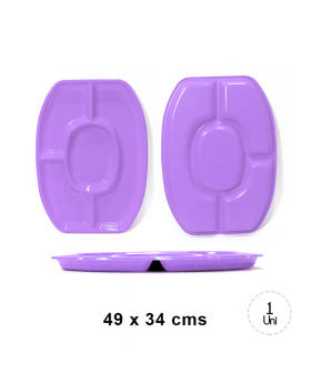 BANDEJA GRANDE LILA/24