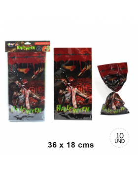 BOLSA CON AMARRA HALLOWEEN X 1/200