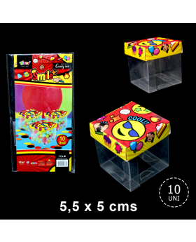 TAPA CAJA TRANSPARENTE SMILE/192