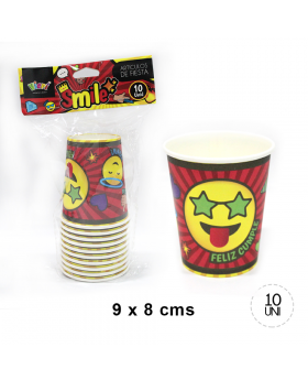 SET 10 VASO SMILE/180