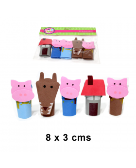 SET TITERES CUENTO LOS 3 CHANCHITOS