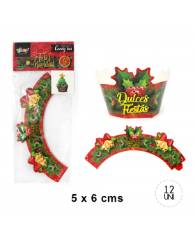 CAPSULA CUPCAKE NORMAL FORMA NAVIDAD/240