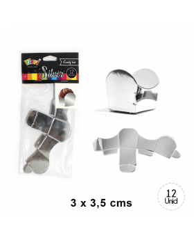 ST 12UN MINI CAJA BOMBONES SILVER FOIL/360