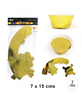 KIT SOPORTE REDONDO FORMA MEDIANO SILVER FOIL