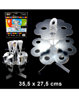 STAND CONOS SILVER FOIL /50