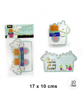 INVITACION COTILLON LLAMA/192