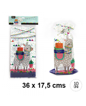 BOLSA COTILLON LLAMA SET10U /200