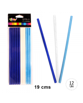 BOMBILLAS CELESTE+AZUL+BLANCO/200