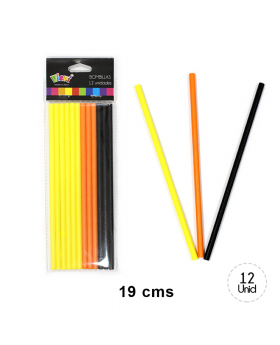 BOMBILLAS NEGRO+AMARILLO+NARANJO/200