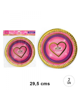 BANDEJA REDONDA PRINCESA GOLDEN /144