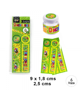 ADHESIVO DISEÑO DINOSAURIO