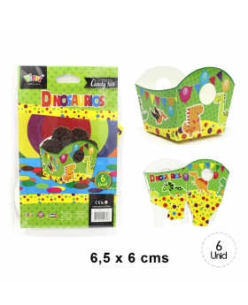 ST 6UN CAJA CHICA ABIERTA DULCES DINOSAURIO/504