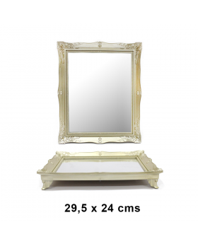 UN BANDEJA CANDY MIRROW GOLD/24