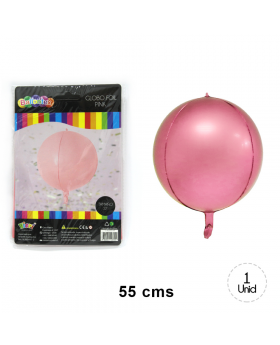 GLOBOS HELIO FOIL PINK /200