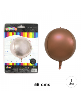 GLOBOS HELIO FOIL CAFÉ CLARO/200