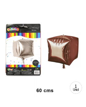 GLOBOS HELIO FOIL SQUARE ROSE GOLD/200