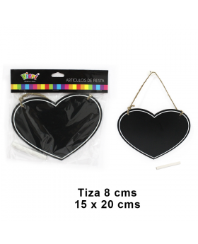 LETRERO CORAZON CHALK/360