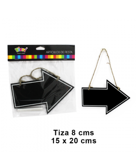 LETRERO FLECHA CHALK/360