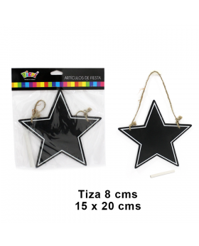 LETRERO ESTRELLA CHALK/360
