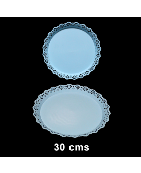 BANDEJA REDONDA CANDY CELESTE/120