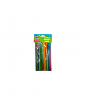 PALITOS REDONDOS MADERA COLORES 15CMX5MM /240