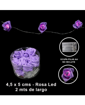 BANNER LED ROSA LILA/100