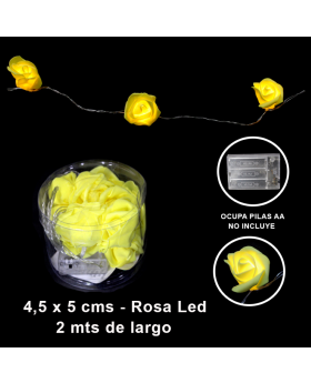 BANNER LED ROSA AMARILLA/100