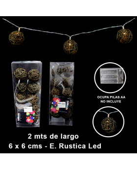 BANNER LED ESFERA RUSTICA CAFE/60