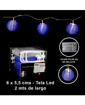 BANNER LED TELA AZUL/100