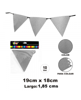 BANNER GLITTER SILVER/240