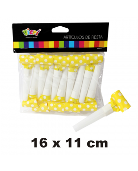 ST PITO BOA X10 POLKA AMARILLO/100