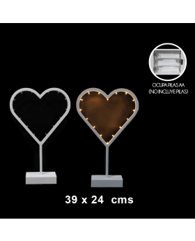 UN CORAZON LED/24