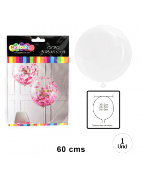 ST 10UN GLOBO BURBUJA TRANSPARENTE R12 / 200