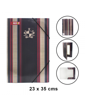 CARPETA CARTERA ELASTICO CARTON OFICIO DISEÑO /200